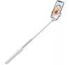 Prémium selfie bot, 19 - 70 cm, forgatható, exponáló gombbal, bluetooth-os, v4.0, tripod, R1, fehér
