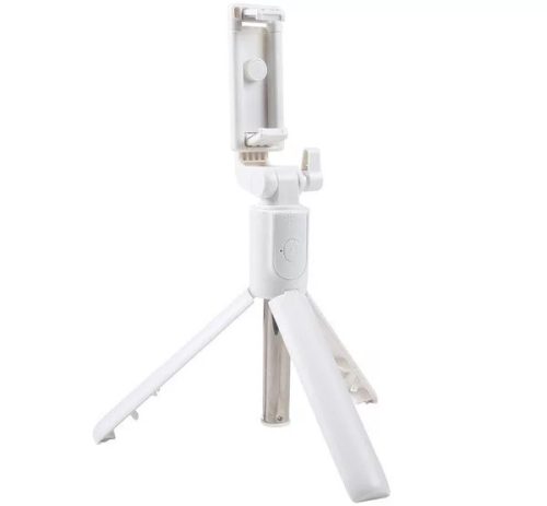 Prémium selfie bot, 19 - 70 cm, forgatható, exponáló gombbal, bluetooth-os, v4.0, tripod, R1, fehér
