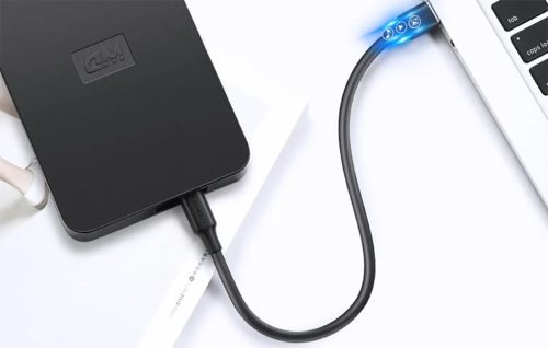  UGREEN US132 USB-A - mini USB kábel 0.5m fekete 