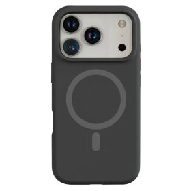    Tech-Protect Fekete MagSafe kompatibilis iPhone 17 Pro Max szilikon tok