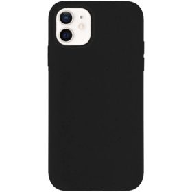 Matt ökológiailag lebomló tok - iPhone 11 - fekete