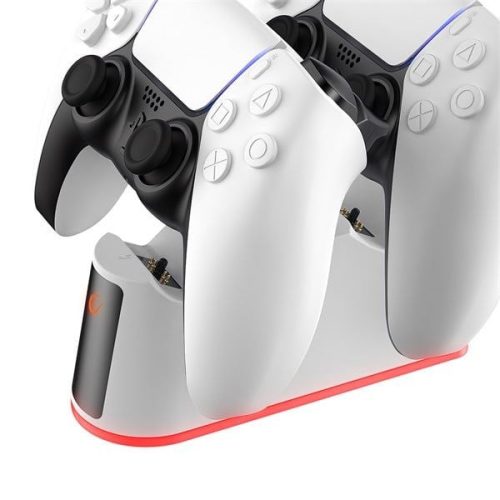 Rampage RP-PS5 dupla kontroller töltő fehér (37087)