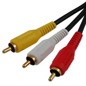  Astrum Audió kábel, 3 RCA dugó-3 RCA dugó, 1,5 m