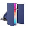 Smart magnet Samsung Galaxy A26 5G / A17 4G / 5G oldalra nyíló mágneses könyv tok szilikon belsővel sötétkék