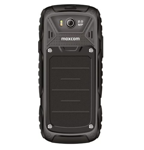 Maxcom MM920L mobiltelefon, kártyafüggetlen-, ütés-, por-, víz (IP67)- és sár ellen fekete (magyar nyelvű menüvel)