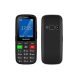 Blaupunkt BS 09 4G Dual-SIM mobiltelefon extra nagy gombokkal, vészhívóval , kártyafüggetlen, fekete