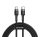Baseus Cafule USB-C gyorstöltő töltő- és adatkábel, 2m, szürke-fekete