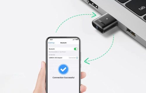 UGREEN CM390 Bluetooth 5.0 USB adapter fekete