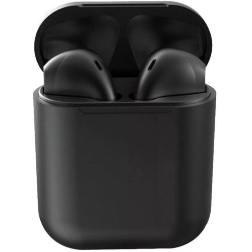 iNPods 12 Bluetooth sztereó fülhallgató, v5.0, TWS, töltőtok, fekete