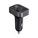 Baseus S-09 Pro, Bluetooth FM Transmitter, töltő, kihangosító fekete