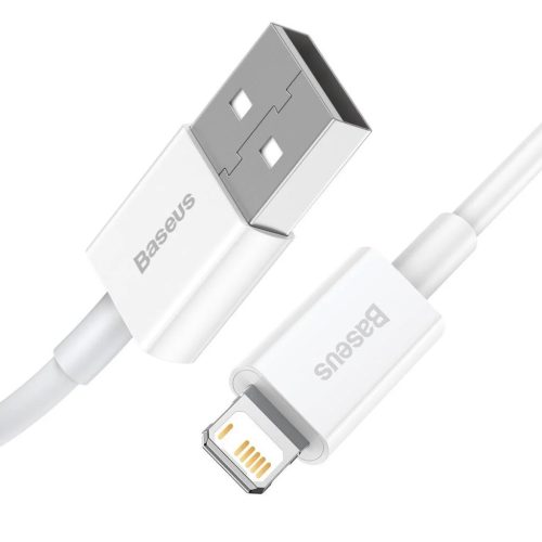 Baseus Superior USB-A - Lightning töltőkábel 2m fehér ( iPhone töltő kábel )
