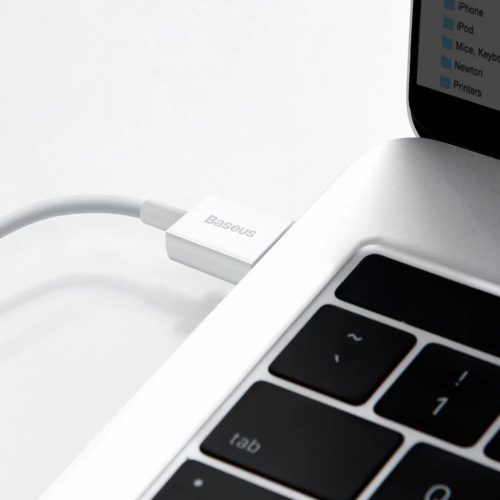Baseus Superior USB-A - Lightning töltőkábel 2m fehér ( iPhone töltő kábel )