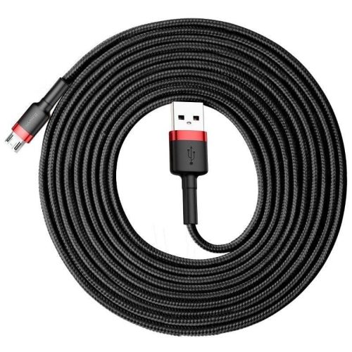 Baseus Cafule USB-A - Micro USB kábel 3m fekete-piros 
