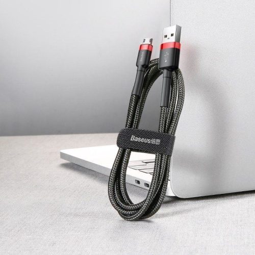 Baseus Cafule USB-A - Micro USB kábel 3m fekete-piros 