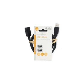   Nedis CCGL60010BK10 USB A-A (Male/Female) hosszabító / toldó kábel, USB2.0, hossz: 1m