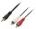 Belkin Y audio 3.5 mm Jack - 2xRCA fekete
