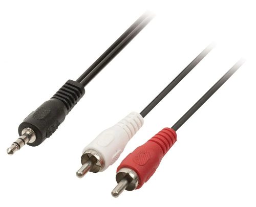 Belkin Y audio 3.5 mm Jack - 2xRCA fekete