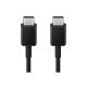 Samsung fekete gyári Type-C - Type-C adatkábel 2m