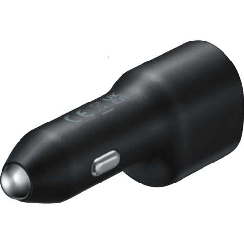 SAMSUNG autós töltő USB-A (15W), USB Type-C (25W), fekete 
