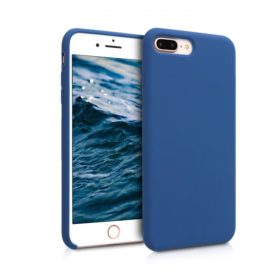   FIXED gumírozott tok – iPhone 7/8 Plus(2020) készülékhez, kék