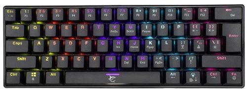 White Shark SHINOBI fekete mechanikus (red switch) gamer billentyűzet fekete HUN , USB