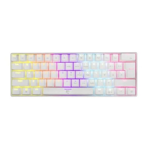 White Shark SHINOBI fehér mechanikus (blue switch) gamer billentyűzet fehér HUN , USB