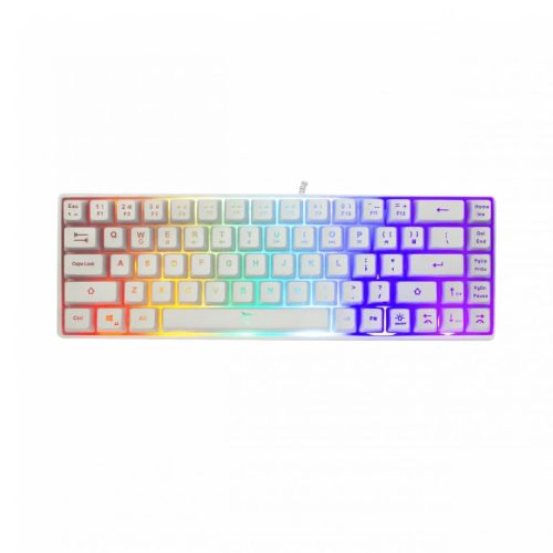 White Shark RONIN gaming billentyűzet fehér HUN , USB
