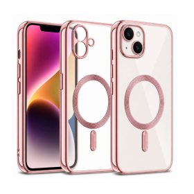   COLOR CHROME MAG TOK IPHONE 14 Pro KÉSZÜLÉKHEZ RÓZSASZÍN-ARANY MAGSAFE