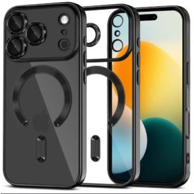   TECH-PROTECT MAGFLEX MAGSAFE iPhone 17 Pro Max készülékhez tok, fényes fekete