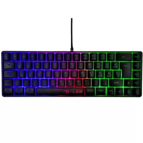   The G-Lab Gamer Billentyűzet - KEYZ HYDROGEN HU (RGB LED, TKL, USB, fekete, magyar)