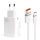 Bliszteres Xiaomi BHR9956EU MDY-16-EF gyári hálózati fehér gyors töltőfej 3A 33W USB Type-C adatkábellel