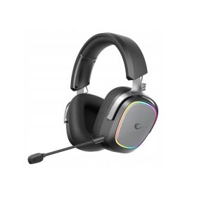   Rampage Retsu vezeték nélküli gamer fejhallgató, 2.4 GHz + Bluetooth, RGB, fekete, cserélhető fülpárnákkal
