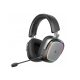 Rampage Retsu vezeték nélküli gamer fejhallgató, 2.4 GHz + Bluetooth, RGB, fekete, cserélhető fülpárnákkal