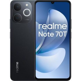 ÚJ Realme Note 70T 64GB 4GB RAM Dual Mobiltelefon Fekete