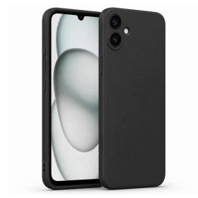 Samsung Galaxy A06 - fekete szilikon hátlap tok