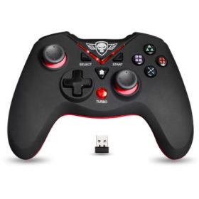   Spirit of Gamer Gamepad Vezeték Nélküli - XGP WIRELESS Red (USB, Vibration, PC és PS3 kompatibilis, fekete-piros)