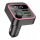 Hoco E85 bluetooth FM transmitter / autós töltő, 2xUSB-A-USB-C, PD, QC3.0, 20W, fekete