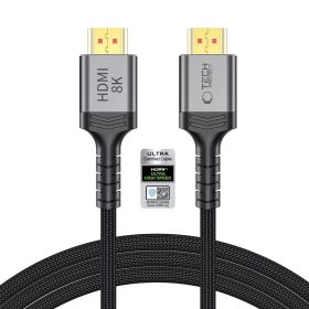   Tech-Protect UltraBoost HDMI 2.1 kábel, 4K 120Hz / 8K 60Hz, 2m, fekete