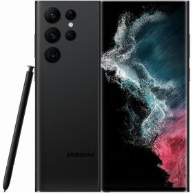   Samsung S22 Ultra 5G 256GB 12GB RAM Dual – Szín: Fekete - (A+) (HASZNÁLT , FÜGGETLEN)