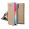 Smart magnet Xiaomi Redmi Note 14 5G oldalra nyíló mágneses könyv tok szilikon belsővel arany