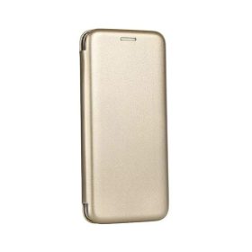   Forcell Elegance Xiaomi Redmi Note 14 4G oldalra nyíló mágneses könyv tok szilikon belsővel arany