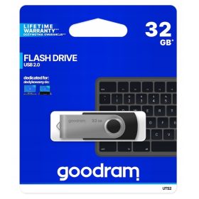   Pendrive GoodRam Twister UTS2-0320K0R11 (32GB; USB 2.0; fekete szín)