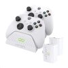 Venom Xbox Series X/S kontroller dupla töltőállomás , akkumulátorokkal fehér
