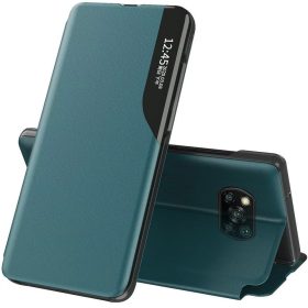   Apple iPhone Xr, Oldalra nyíló tok, stand, Wooze FashionBook, zöld