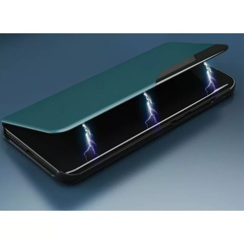 Apple iPhone Xr, Oldalra nyíló tok, stand, Wooze FashionBook, zöld