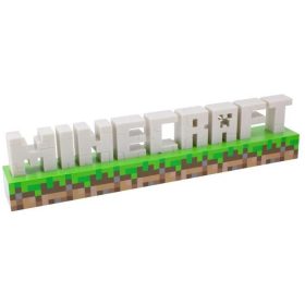 Minecraft - Logo - 3D lámpa