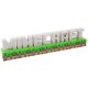 Minecraft - Logo - 3D lámpa