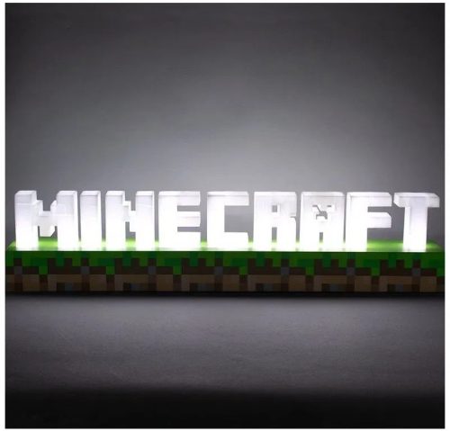 Minecraft - Logo - 3D lámpa