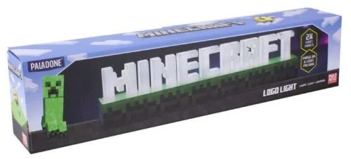 Minecraft - Logo - 3D lámpa